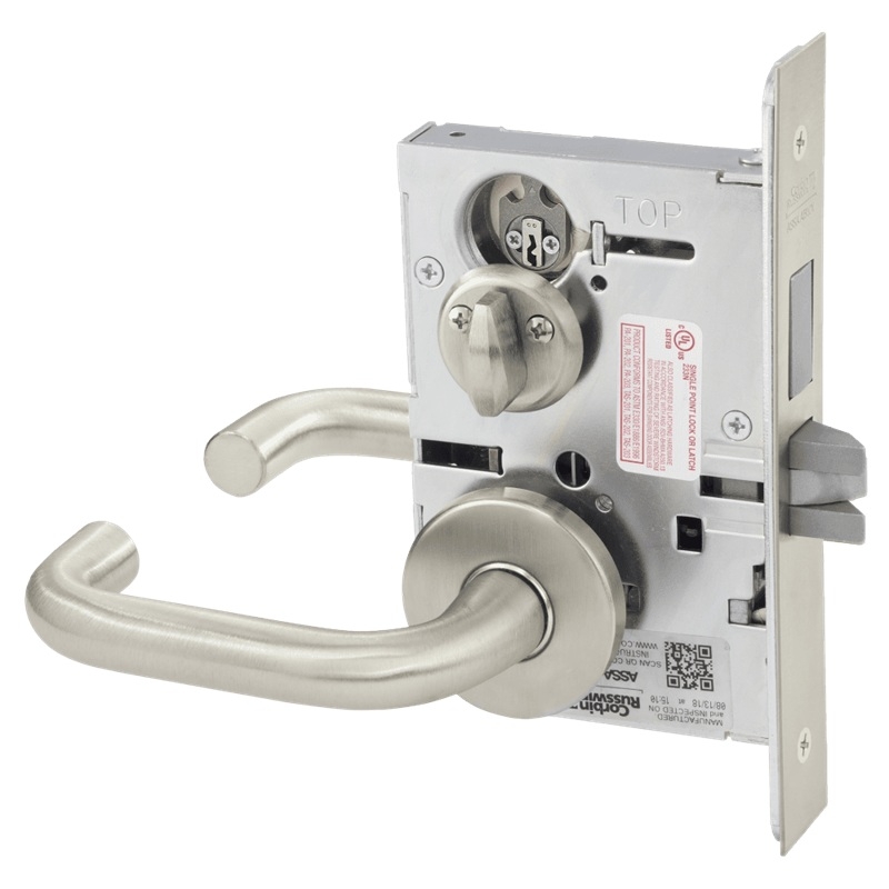 Corbin Russwin ML2060 LWA Privacy Mortise Lock, LW Lever, A Rose